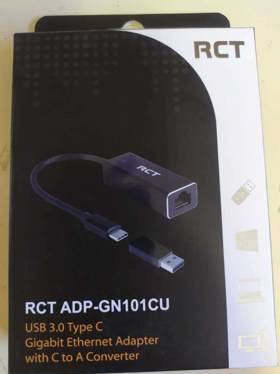 USB/USB-C TO GIGABIT ETHERNET ADAPTER