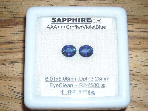 AAA+++ SRI LANKA SAPPHIRE  1.854 ct VS