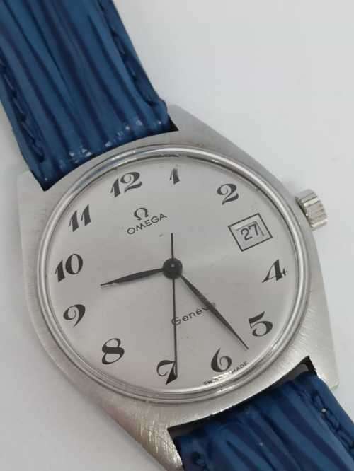 Omega Geneve Automatic Date Classic Vintage Rare Collectable