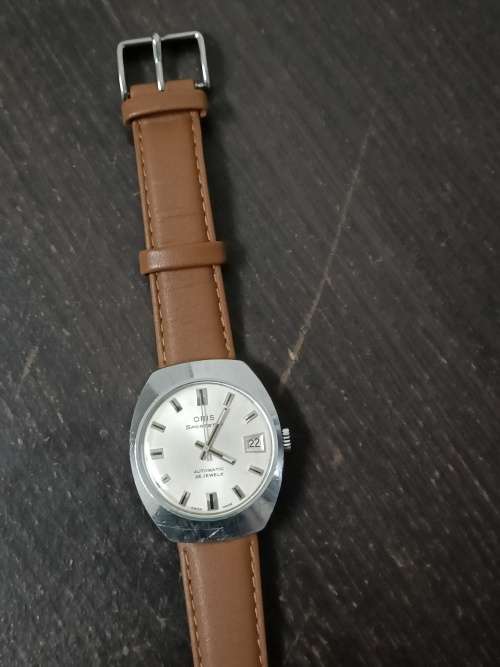 ORIS SPORTSTAR, 35mm, AUTOMATIC, VINTAGE, SILVER DIAL