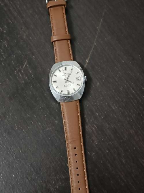 ORIS SPORTSTAR, 35mm, AUTOMATIC, VINTAGE, SILVER DIAL