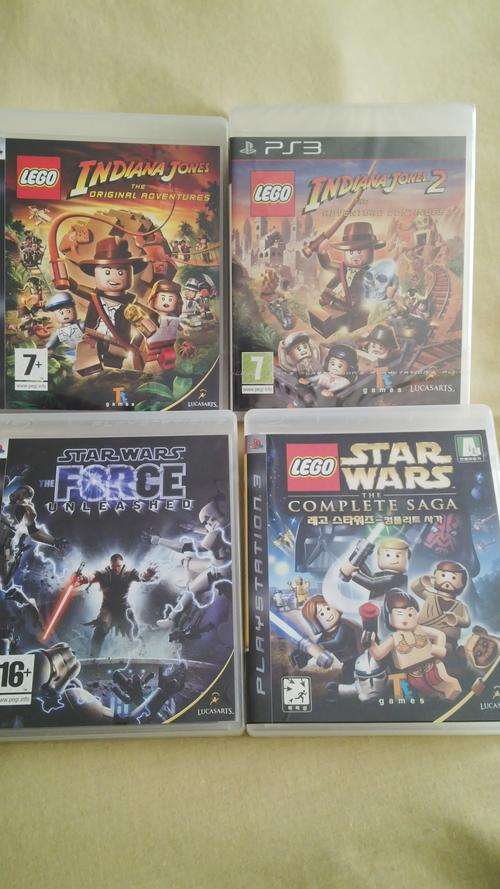 PS3 Games Bundle: LEGO Star Wars / LEGO Indiana Jones 1+2 / Force Unleashed