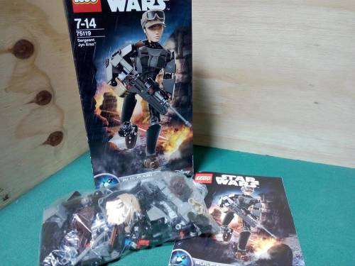 Star Wars Lego 75119 (Sergeant Jyn Erso) with all parts, instructions and original box  Excellent c