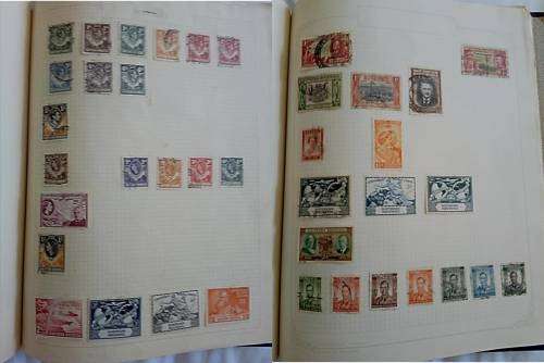 Album in good condition with mixed world stamps! - Only some pages scanned