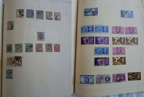 Album in good condition with mixed world stamps! - Only some pages scanned