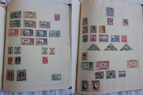 Album in good condition with mixed world stamps! - Only some pages scanned