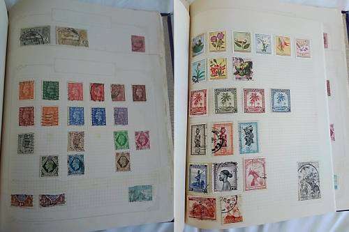 Album in good condition with mixed world stamps! - Only some pages scanned