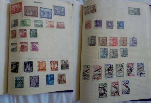 Album in good condition with mixed world stamps! - Only some pages scanned