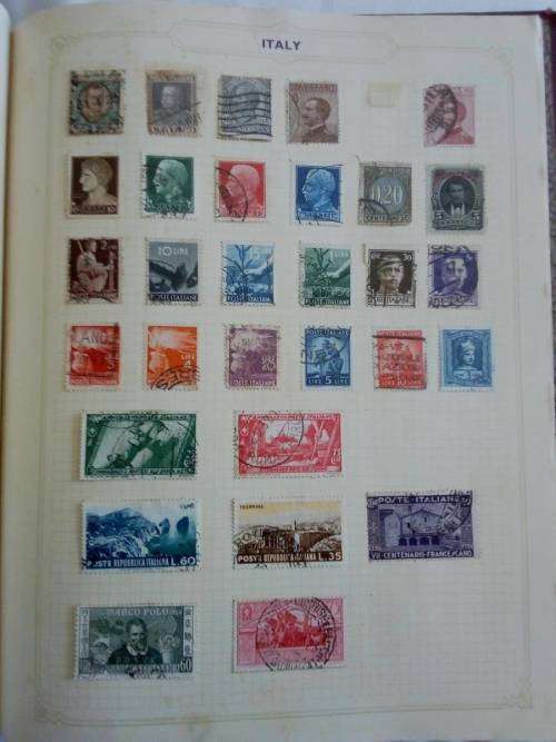 Small world collection in Nice Album Folder - Neat album - not all pages scanned!