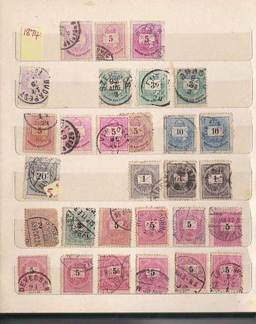 Great Little Stock book with Hungarian & Romanian Stamps from 1870s onwards