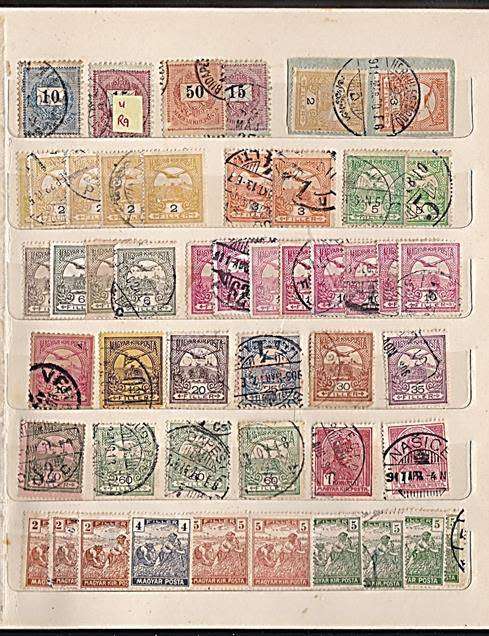 Great Little Stock book with Hungarian & Romanian Stamps from 1870s onwards