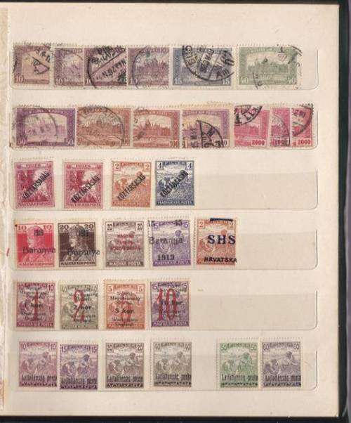 Great Little Stock book with Hungarian & Romanian Stamps from 1870s onwards