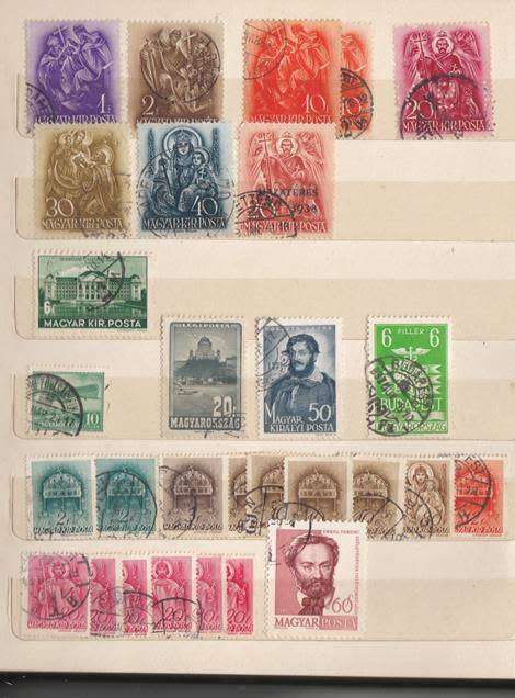Great Little Stock book with Hungarian & Romanian Stamps from 1870s onwards