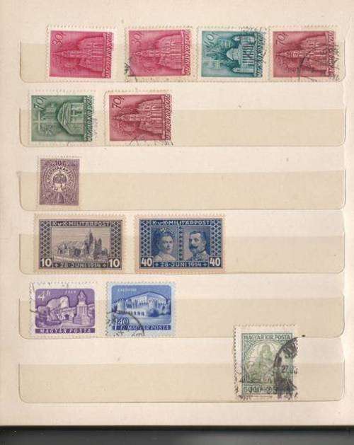 Great Little Stock book with Hungarian & Romanian Stamps from 1870s onwards