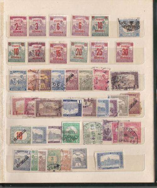 Great Little Stock book with Hungarian & Romanian Stamps from 1870s onwards