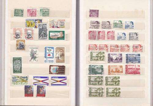 Small Stock Book with Early to Late Canada Collection - Great Selection!!!