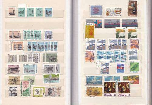Small Stock Book with Early to Late Canada Collection - Great Selection!!!