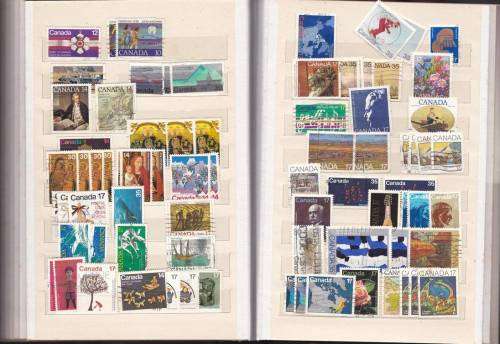 Small Stock Book with Early to Late Canada Collection - Great Selection!!!