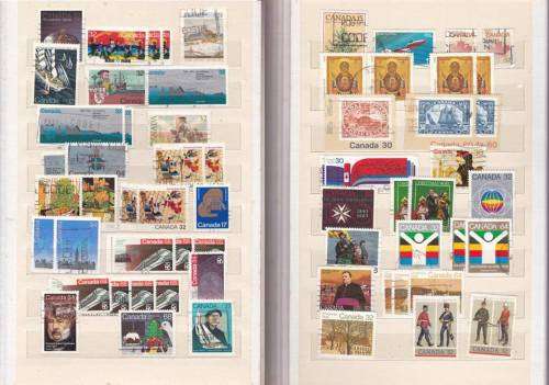 Small Stock Book with Early to Late Canada Collection - Great Selection!!!