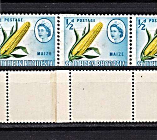 COIL JOIN - RARE - Southern Rhodesia SACC 94 1/2d Coil