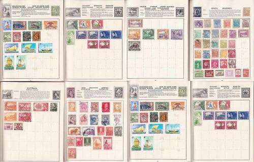 Extremely Neat and Clean Album!!! Express Loose Leaf Stamp Album Illustrated.