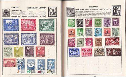 Extremely Neat and Clean Album!!! Express Loose Leaf Stamp Album Illustrated.