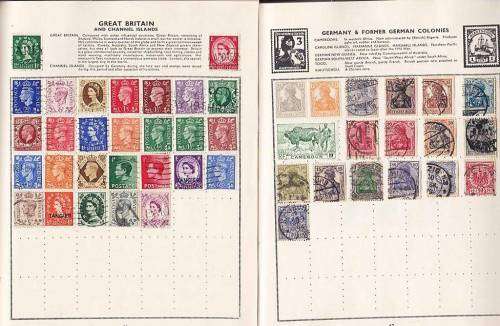 Extremely Neat and Clean Album!!! Express Loose Leaf Stamp Album Illustrated.