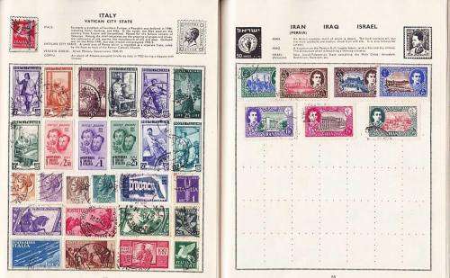 Extremely Neat and Clean Album!!! Express Loose Leaf Stamp Album Illustrated.