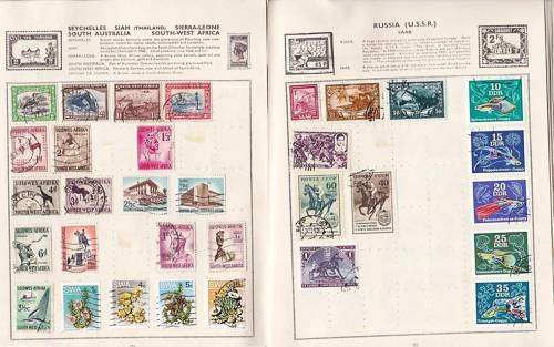 Extremely Neat and Clean Album!!! Express Loose Leaf Stamp Album Illustrated.