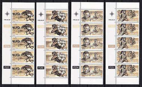 1979 SWA UMM Controls -  The Bushmen (SACC 324-327)