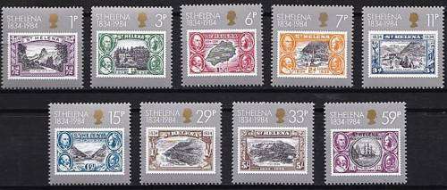 1984 St Helena UMM Short Set to 1/-