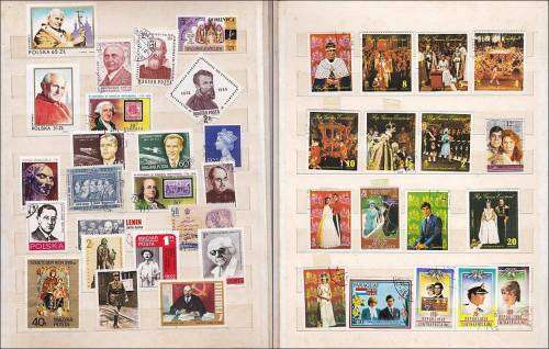 Excellent Thematic Stockbook - Famous people & Traditional Dress - Some excellent items !!!!