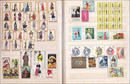 Excellent Thematic Stockbook - Famous people & Traditional Dress - Some excellent items !!!!