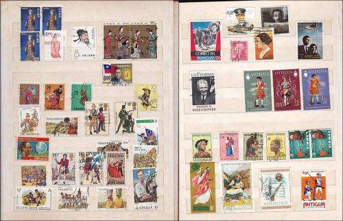 Excellent Thematic Stockbook - Famous people & Traditional Dress - Some excellent items !!!!