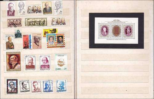 Excellent Thematic Stockbook - Famous people & Traditional Dress - Some excellent items !!!!