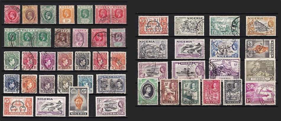 VFU & Mint Nigeria Selection - KEVII, KGV, KGVI & QEII