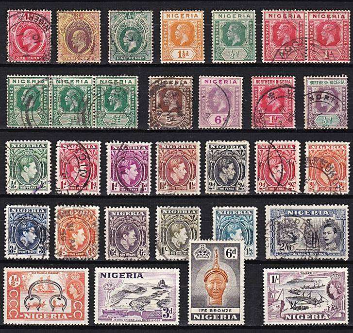 VFU & Mint Nigeria Selection - KEVII, KGV, KGVI & QEII