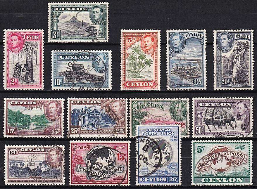 Ceylon VFU - KEVII, KGV, KGVI & Scarce UPU Selection