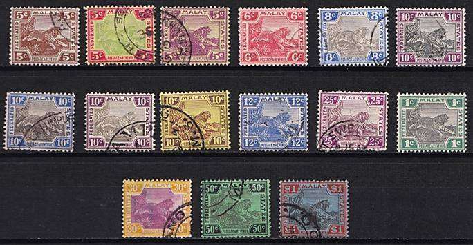 Malayan Tigers! Lots of different issues & varieties (Mint & VFU) CV= R1,000+