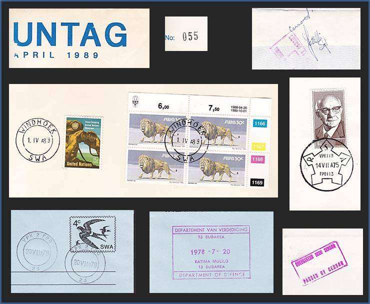 S.A. Bush War:  29 x "FIELD POST OFFICE" Covers - Various Locations - 1 x Large UNTAG Cover