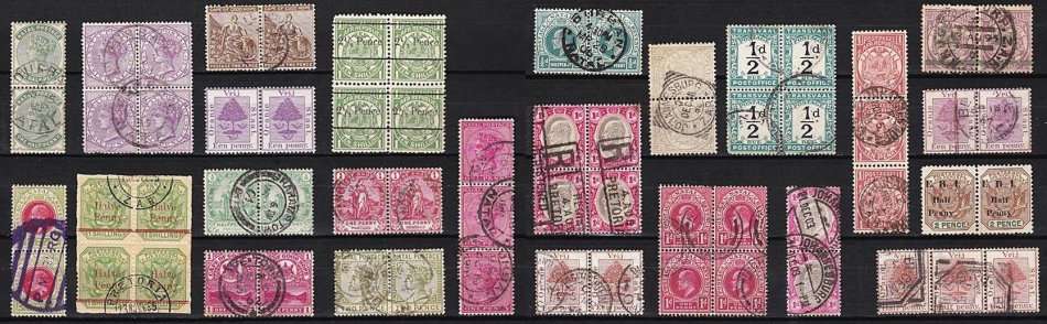 South African Colonial Multiples & Pairs Mix - Some Very Rare in this format!
