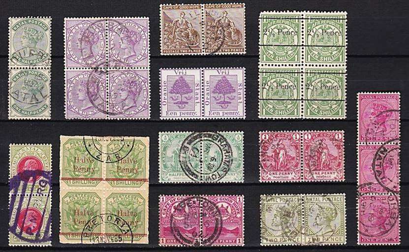 South African Colonial Multiples & Pairs Mix - Some Very Rare in this format!