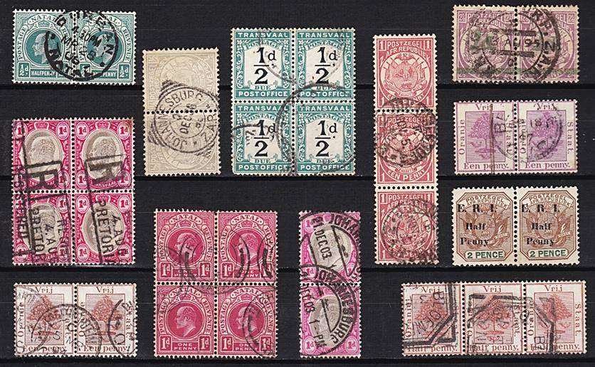 South African Colonial Multiples & Pairs Mix - Some Very Rare in this format!