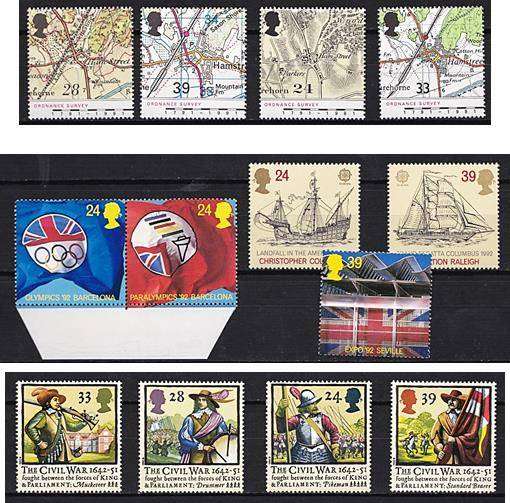 30 x Great Britain Full UMM Sets (1989-1993) - 1 x Bid per set *** CV = £135+