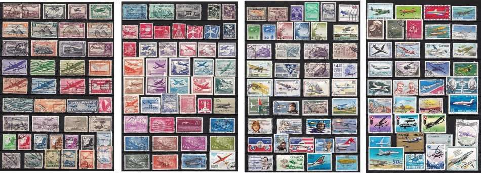 AIRMAILS & AVIATION - Large Selection from across the GLOBE !!! Lots and lots of CLASSICS & High Val