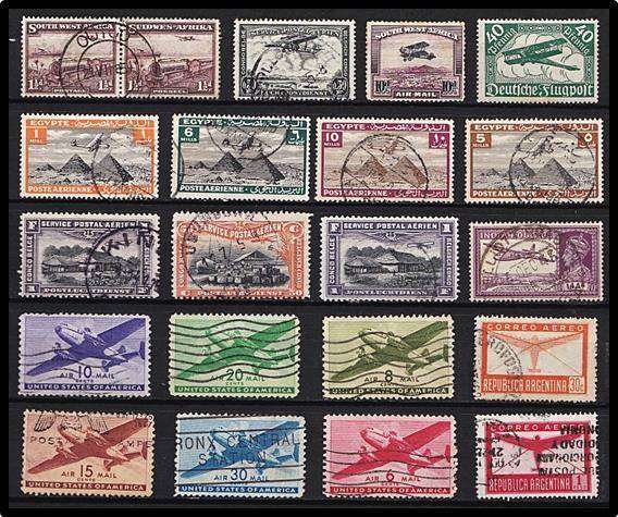 AIRMAILS & AVIATION - Large Selection from across the GLOBE !!! Lots and lots of CLASSICS & High Val