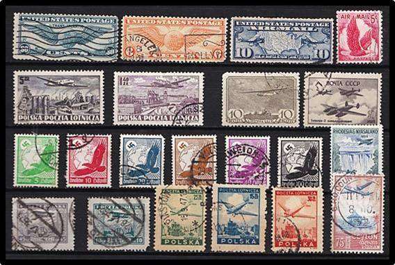 AIRMAILS & AVIATION - Large Selection from across the GLOBE !!! Lots and lots of CLASSICS & High Val