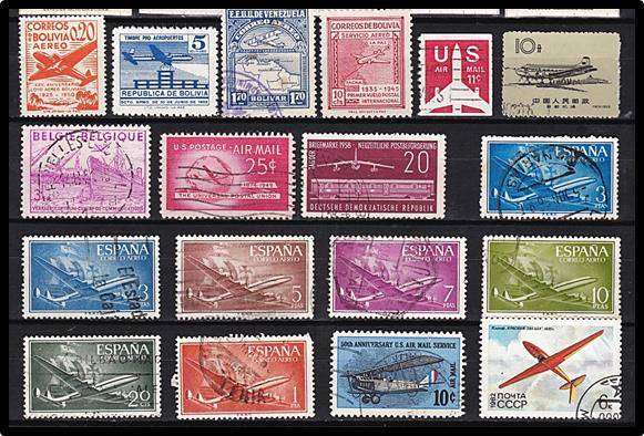 AIRMAILS & AVIATION - Large Selection from across the GLOBE !!! Lots and lots of CLASSICS & High Val