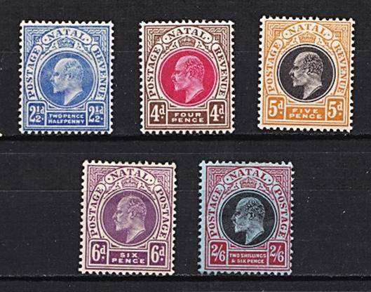 Natal KEVII Mint & UMM Selection - CV = R1,000++ See Description & Scans