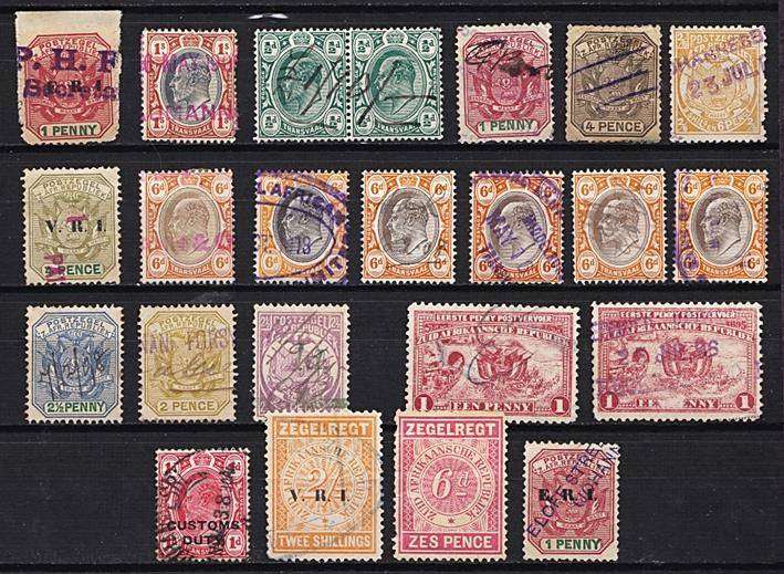 Large Transvaal Fiscal Usage Selection - Some very scarce!